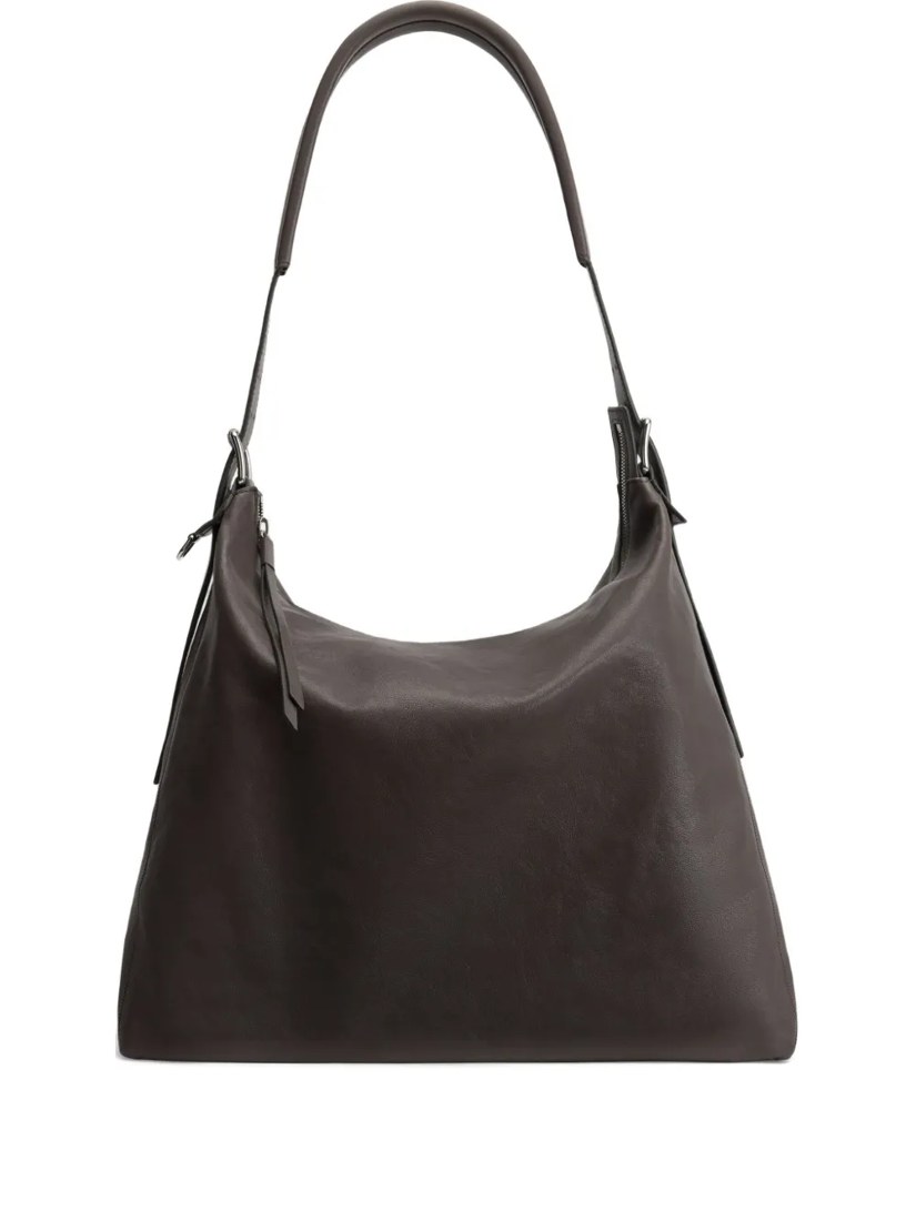 Belted Hobo leather shoulder bag