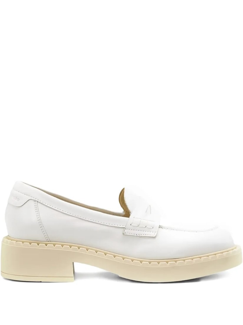 Block-heel loafers