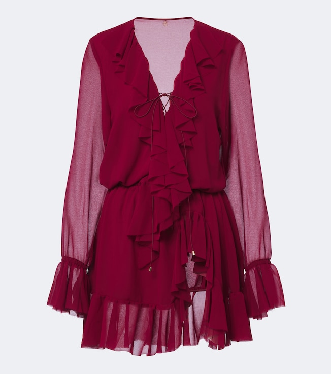 Bellen ruffled minidress