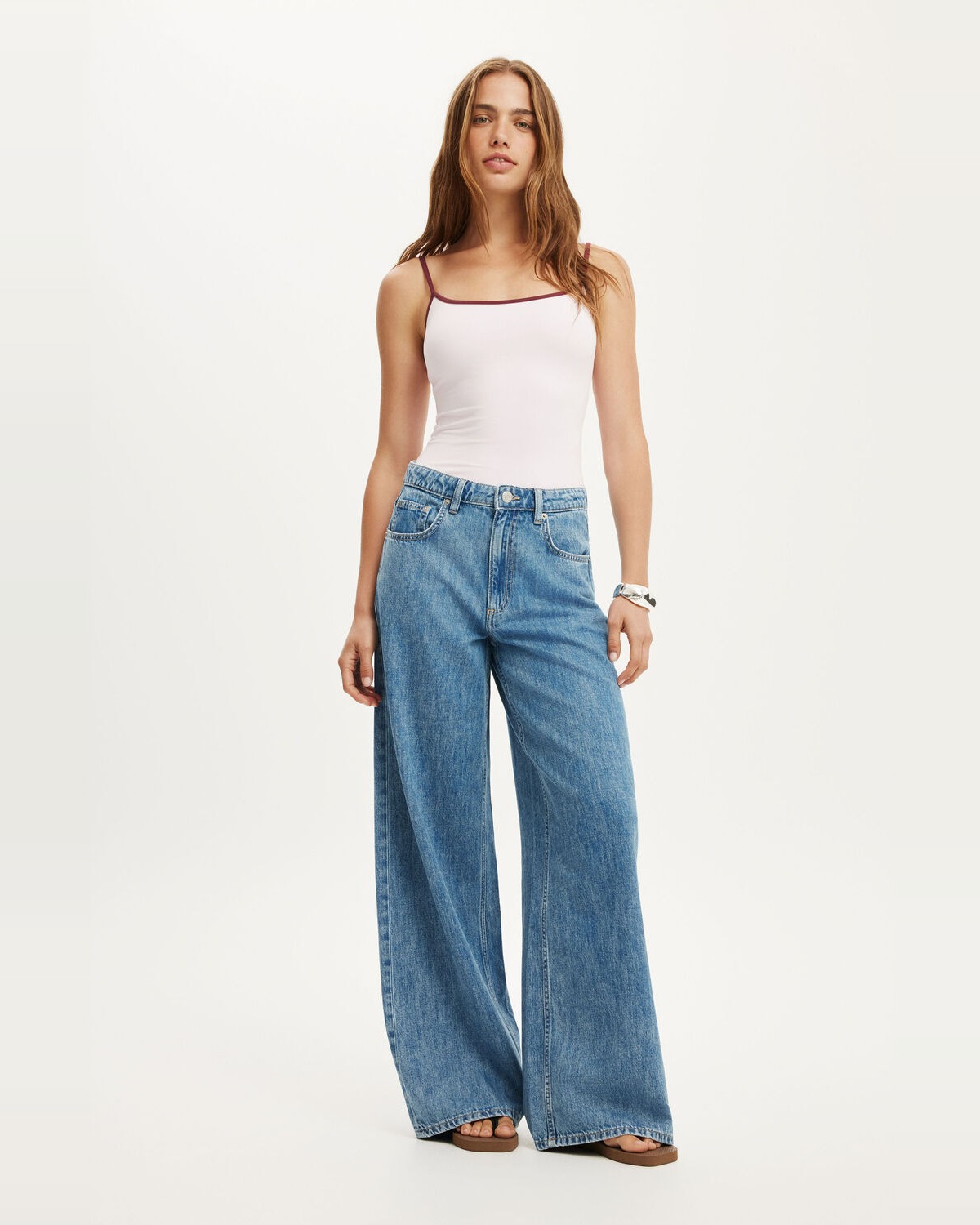 High Rise Wide Jean