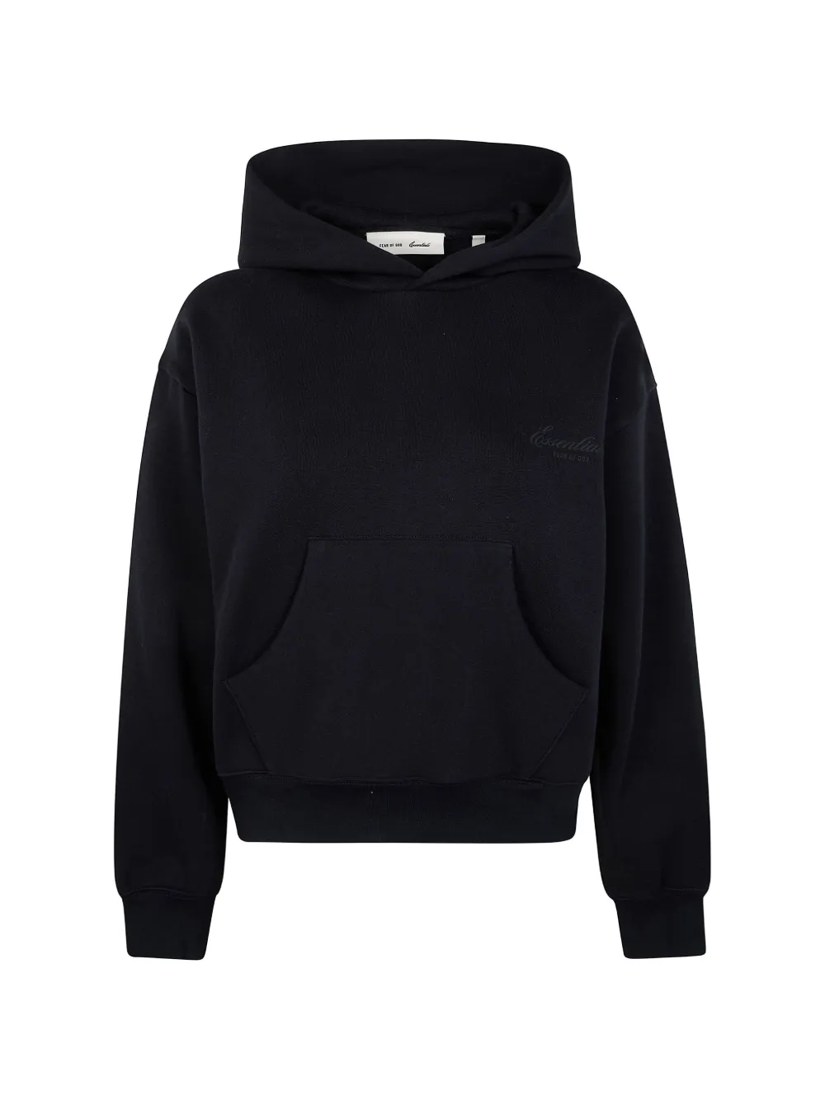 Classic logo-patch hoodie