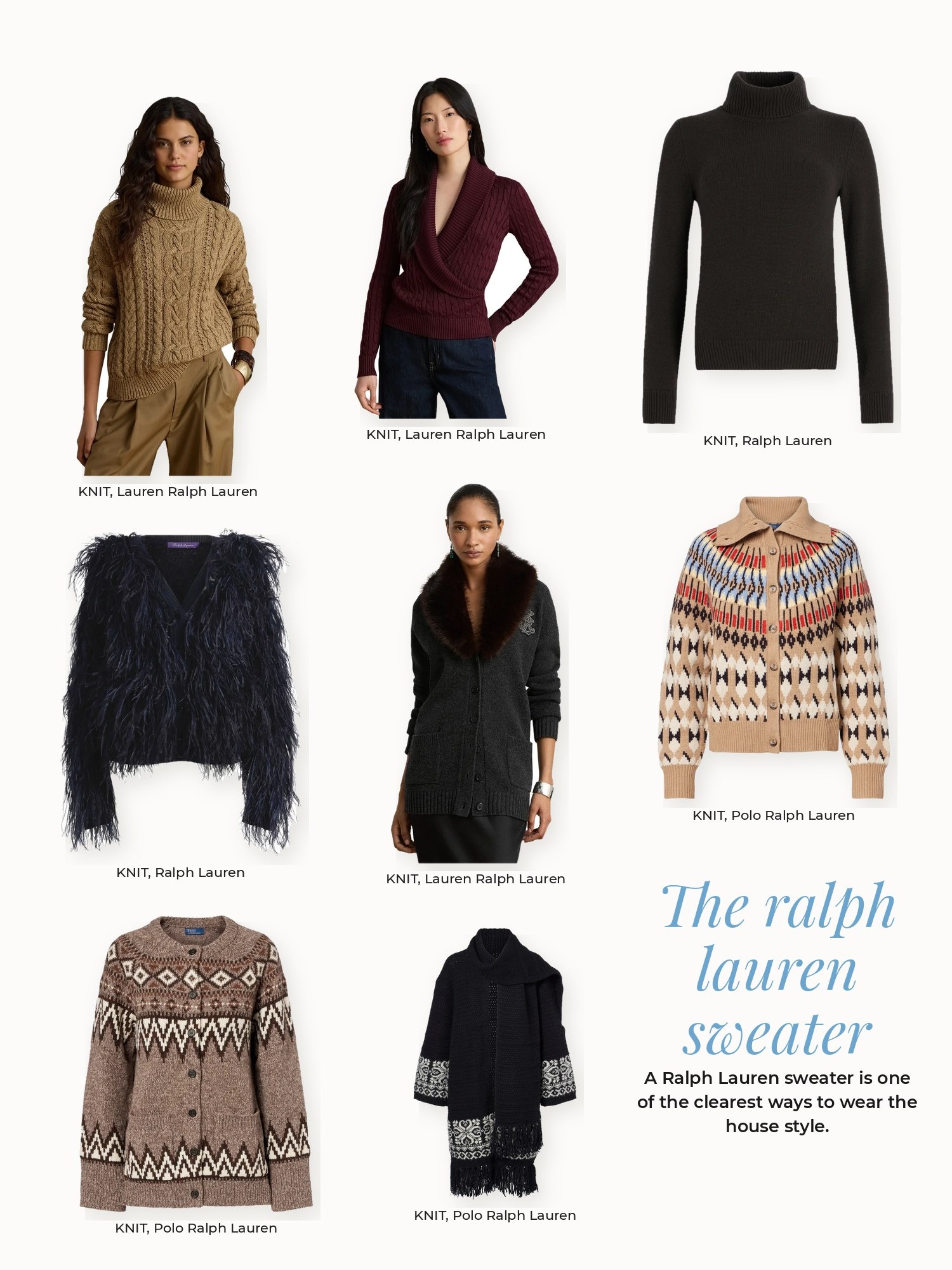 Ralph lauren sweater collage: Lauren Ralph Lauren, Polo Ralph Lauren, Ralph Lauren