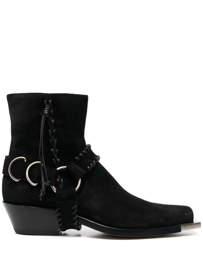 55mm suede cowboy boots