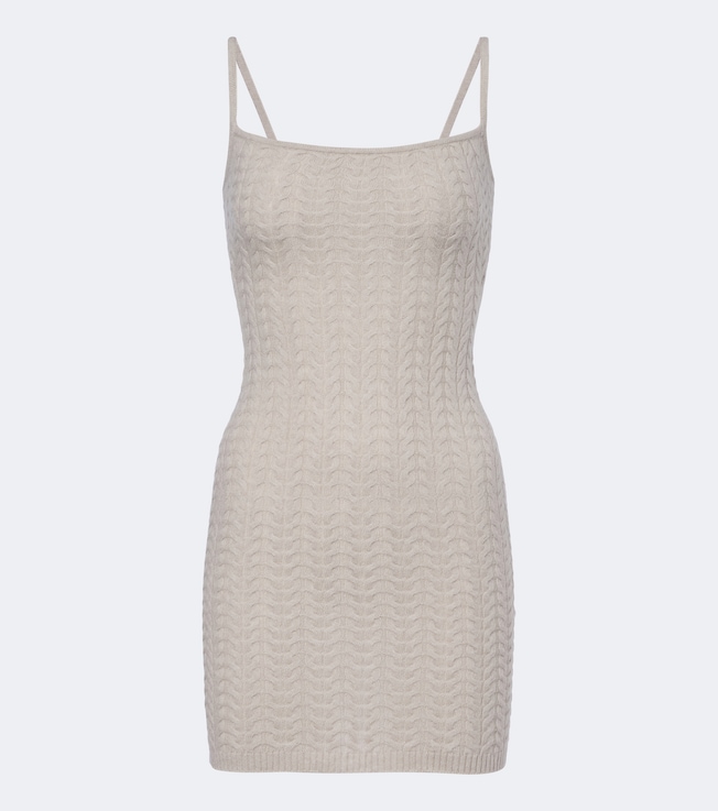 Alia wool and alpaca-blend minidress