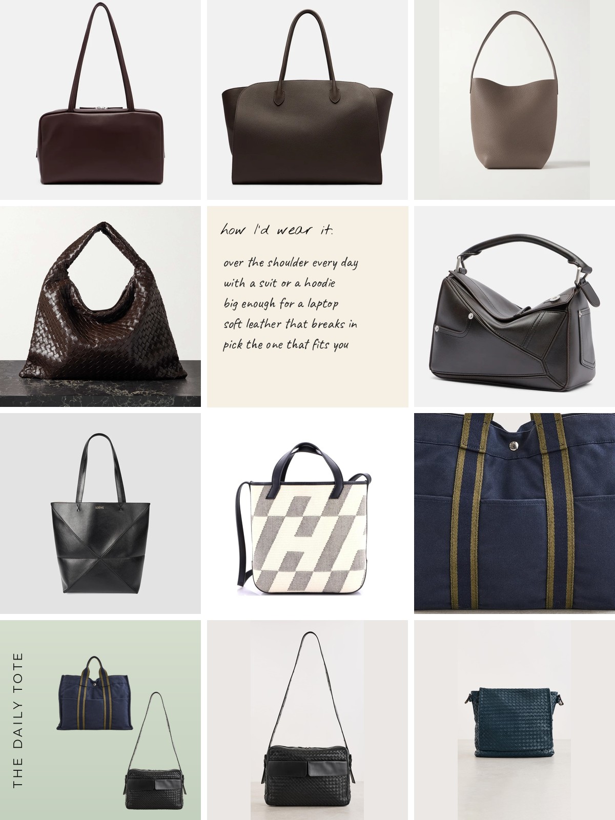 The Daily Designer Tote For You collage