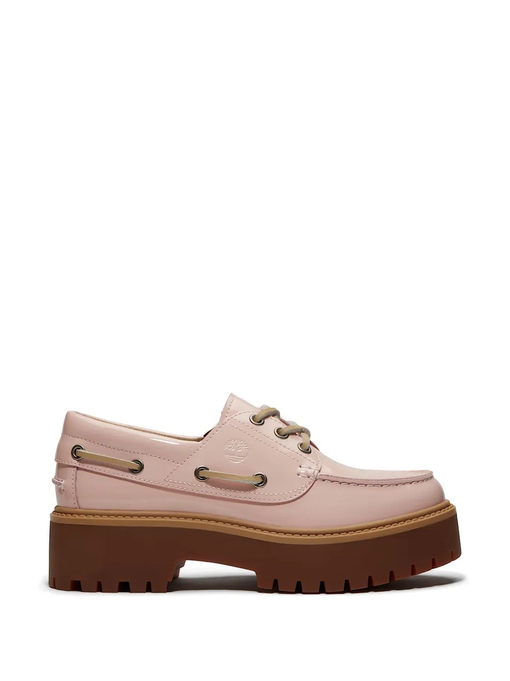 Stone Street patent leather boat loafers