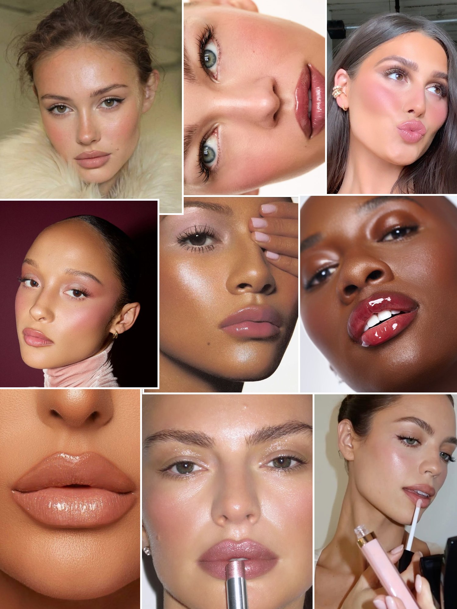 Collage of everyday outfits built around SHEGLAM