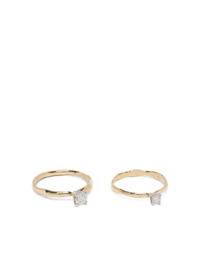 18K gold Toi et Moi diamond ring