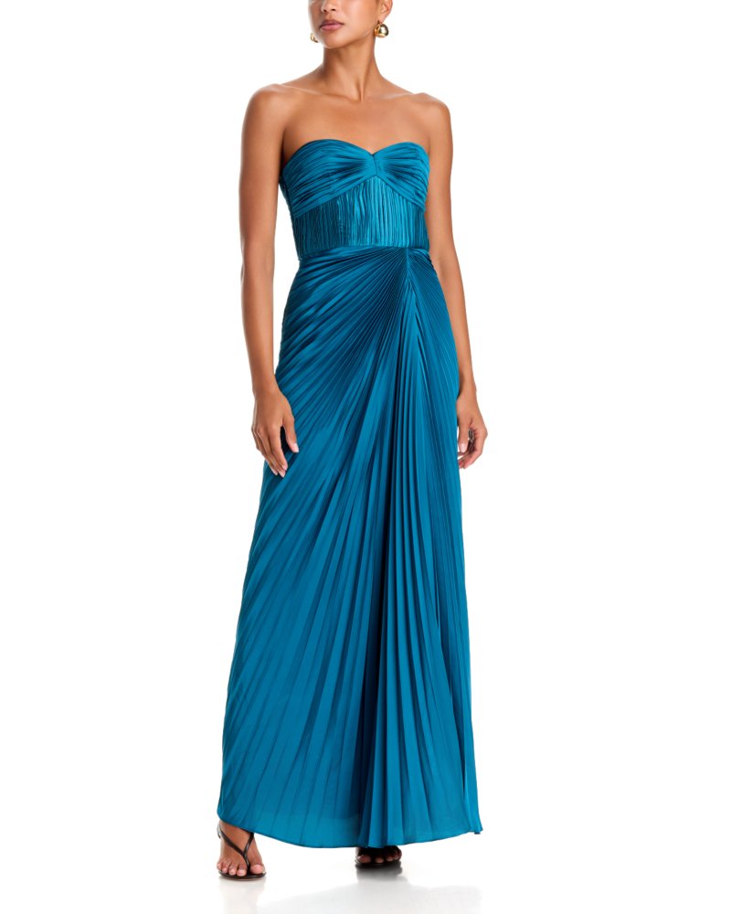 Joyceanne Plissé Gown