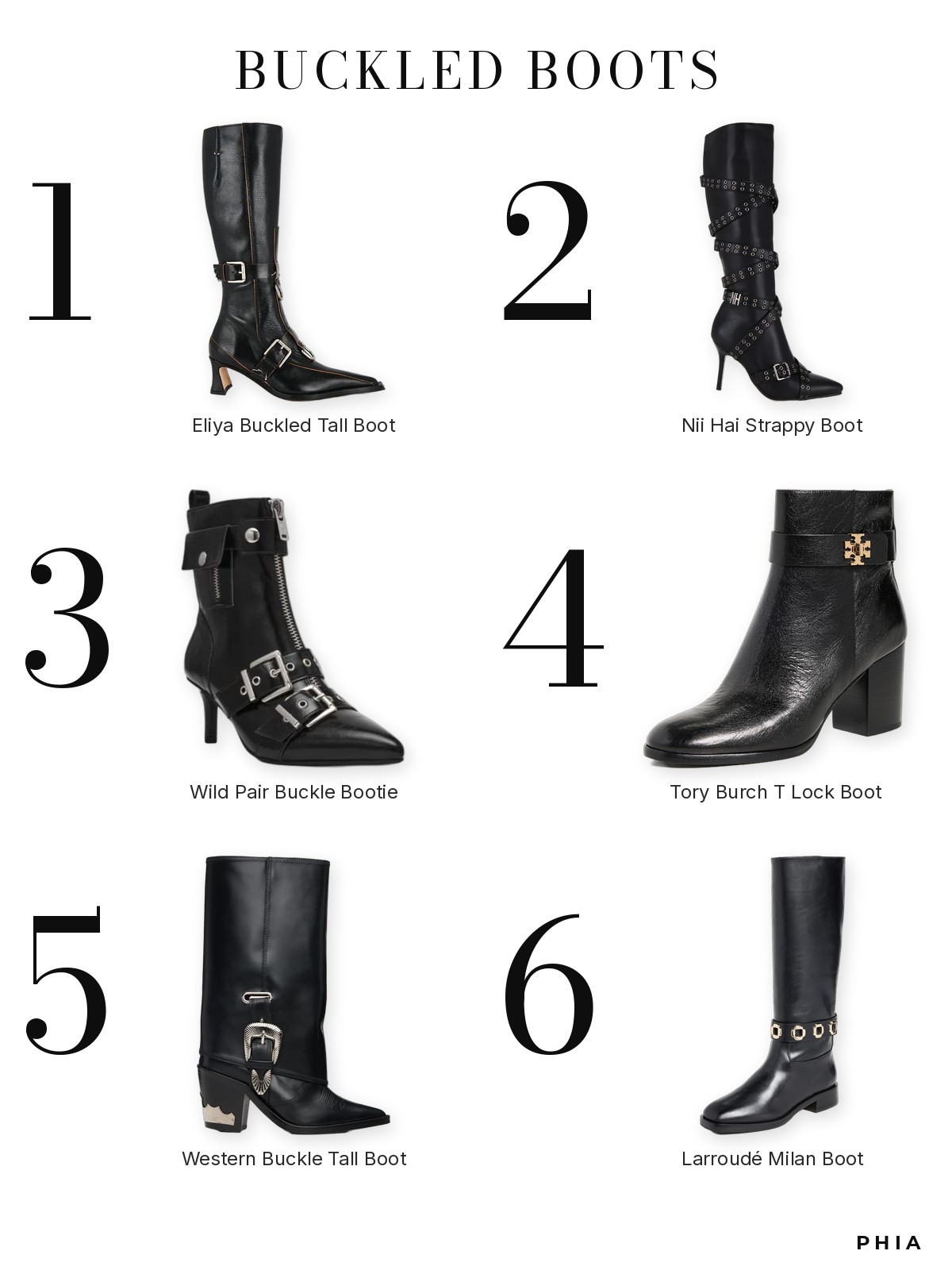Buckled Boots collage