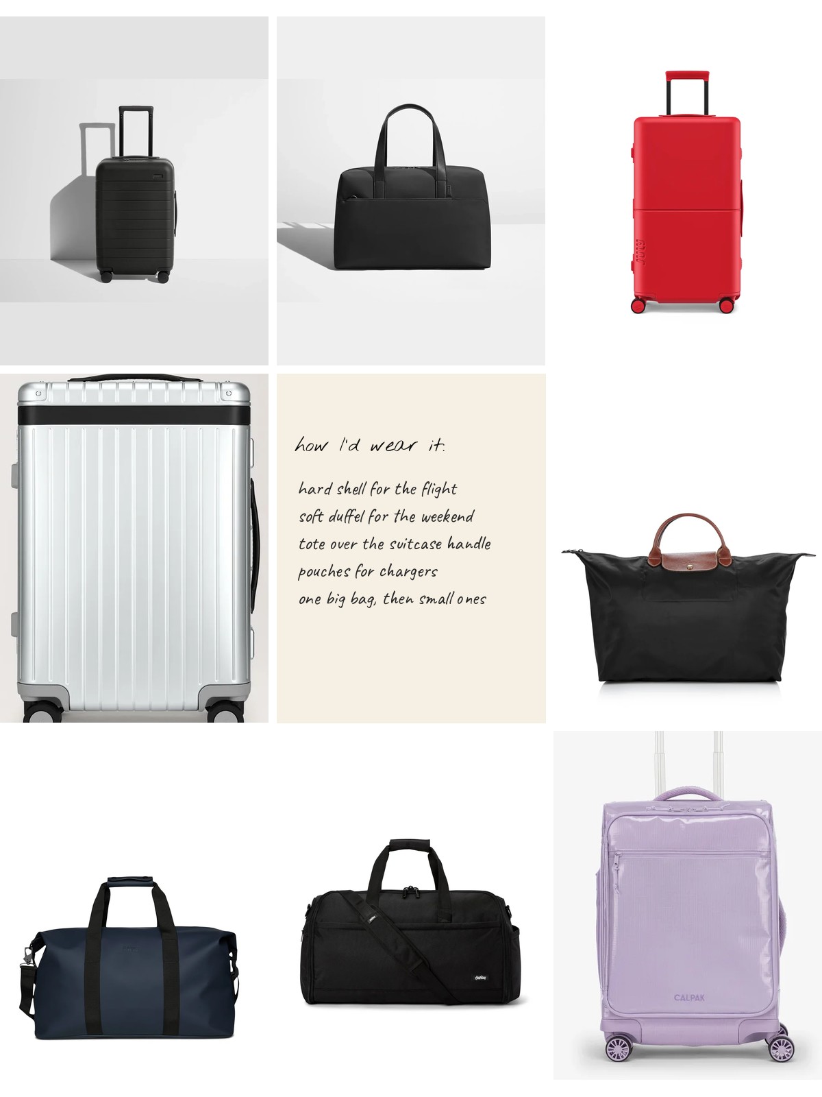 The Travel Edit For You collage
