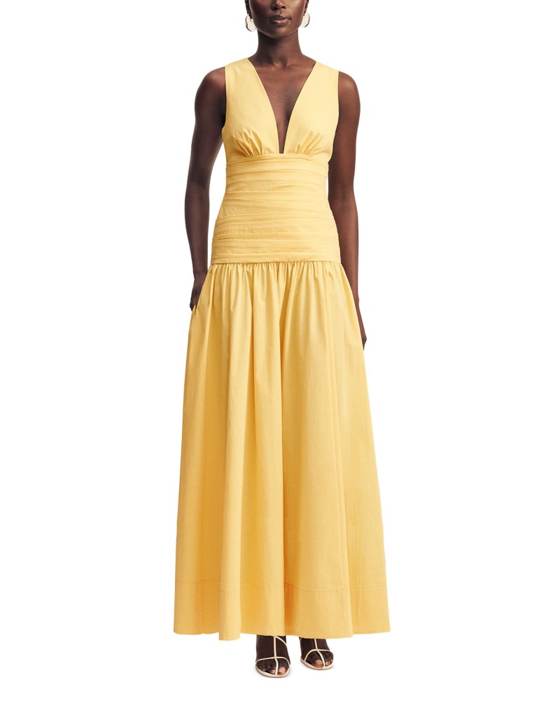 Campbell Gathered Maxi Dress