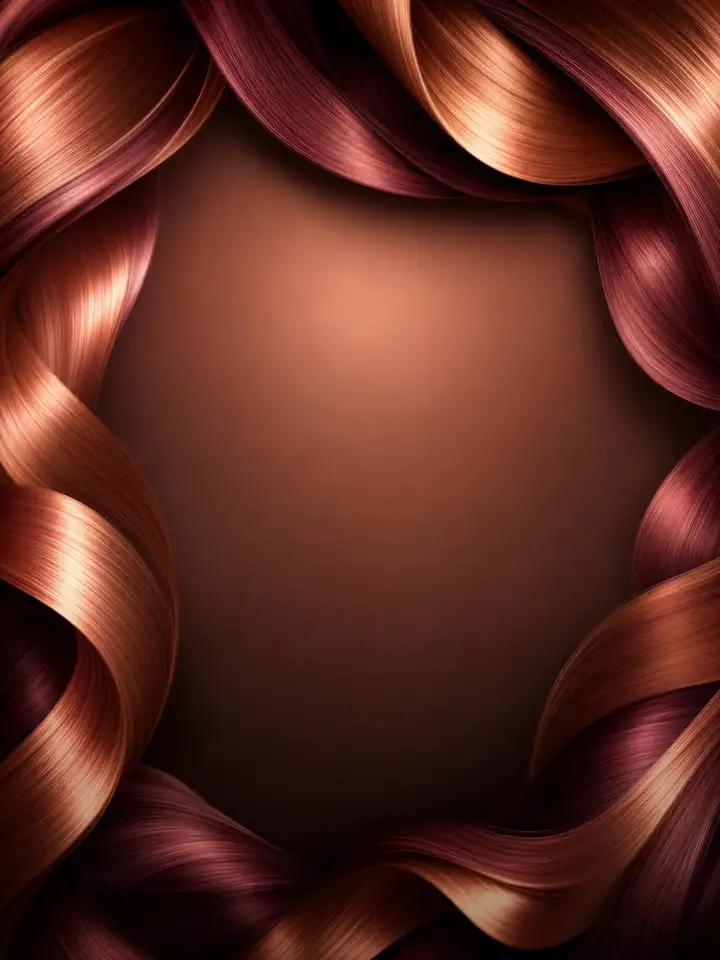 Video: color-safe shampoos and conditioners pop up against copper and burgundy hair ribbons, from the Phia edit