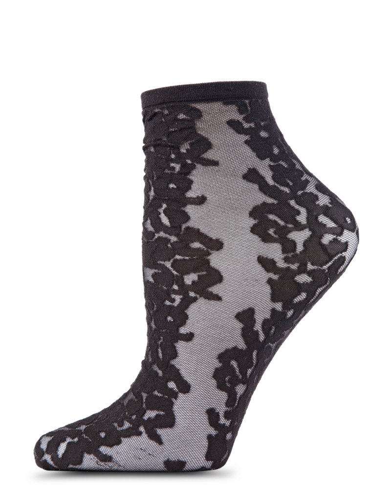 Animal Sheer Shortie Socks