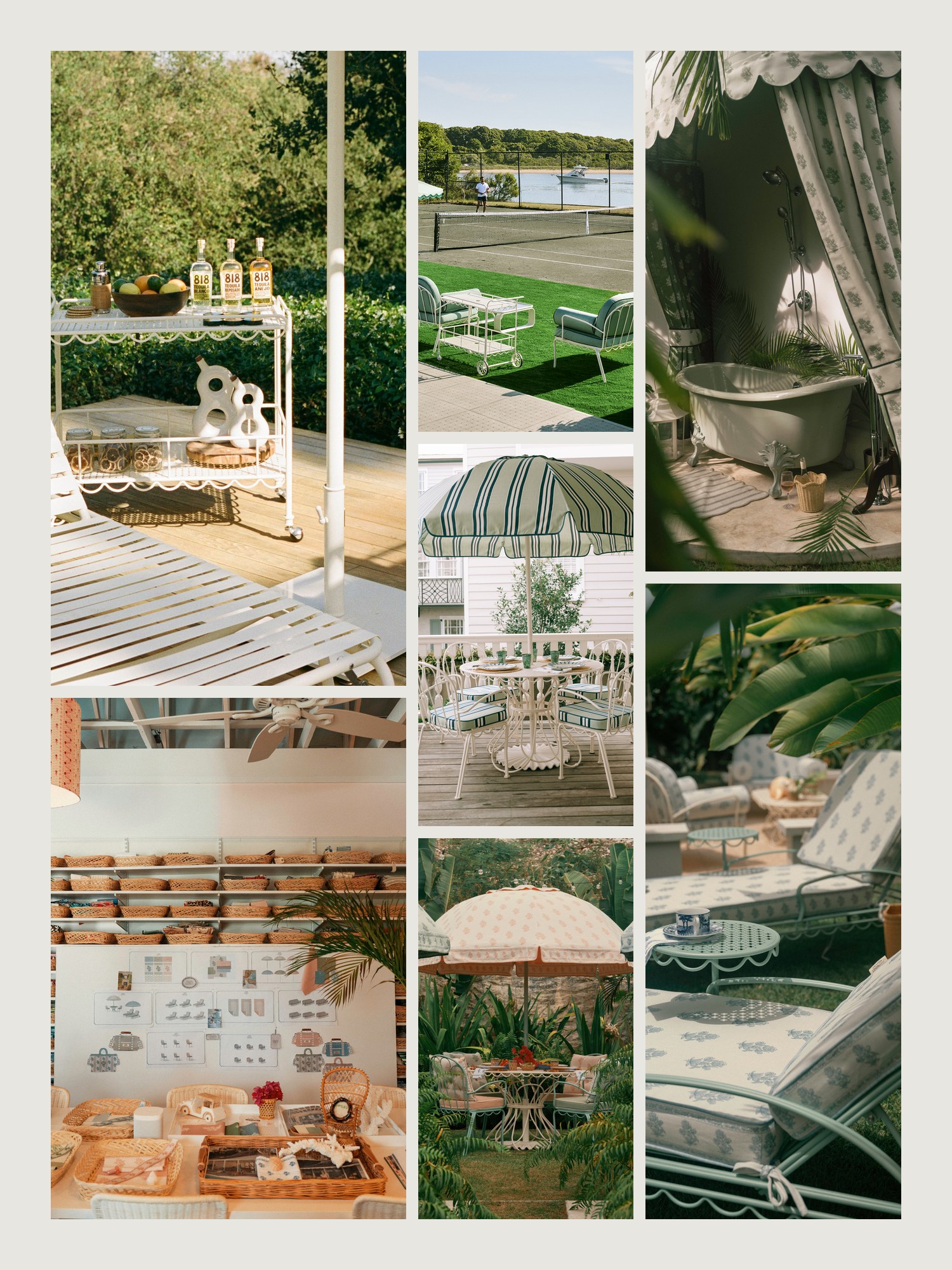 Business & Pleasure Co. campaign mood board