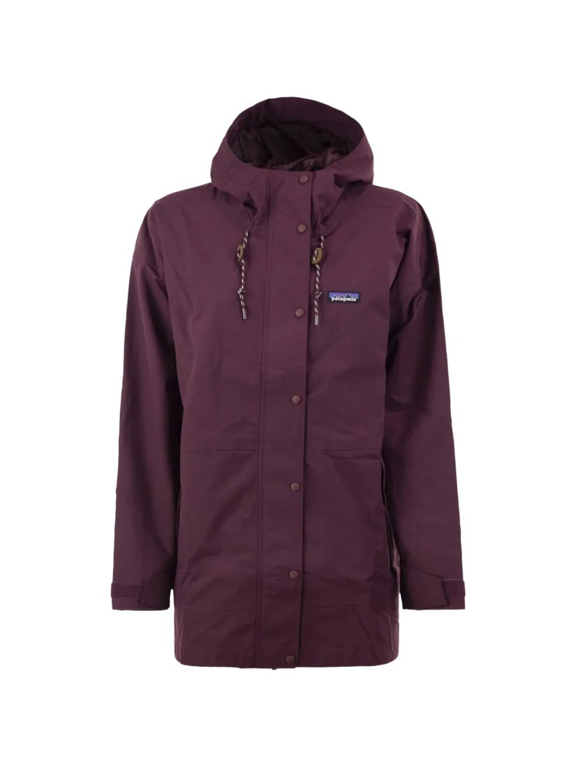 Hooded zip-up parka