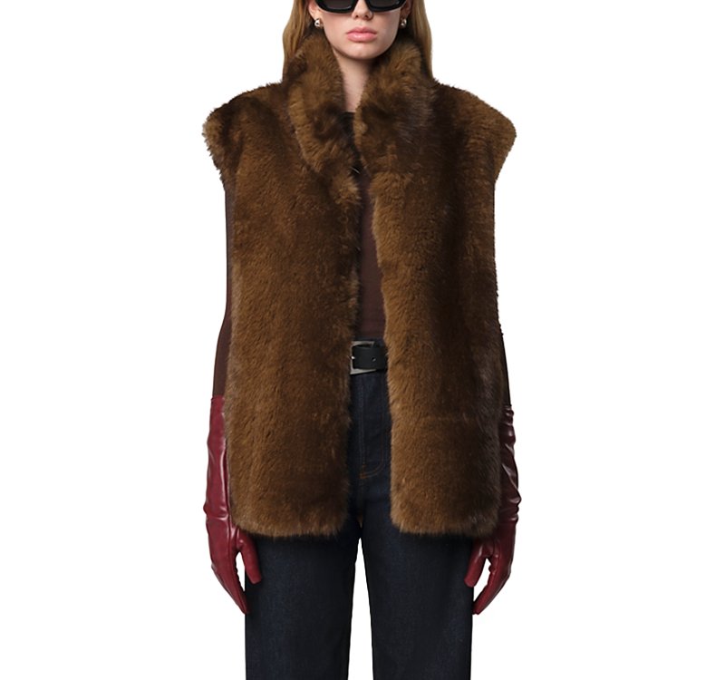Laila Faux Fur Vest