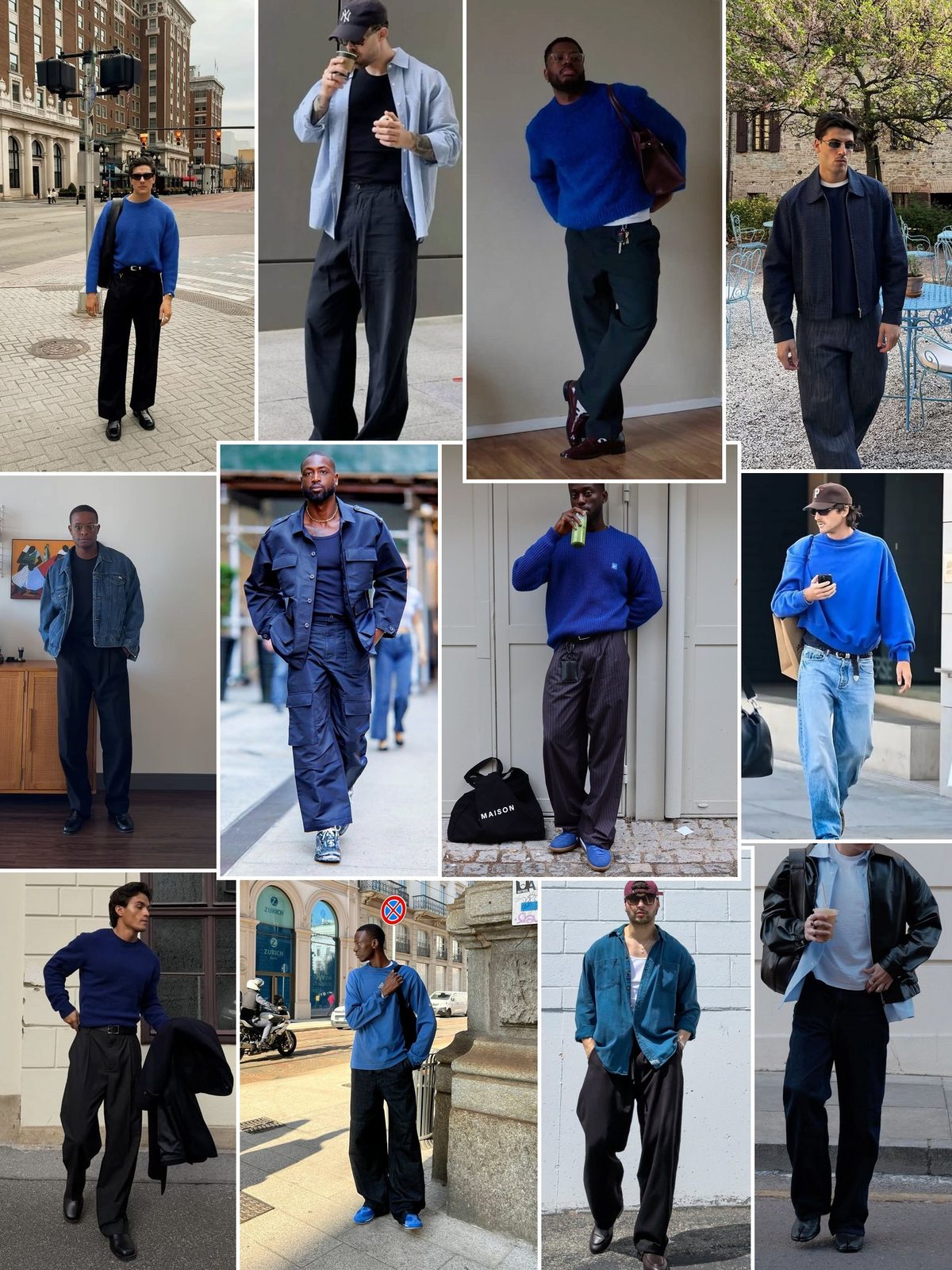 Black n Blue collage