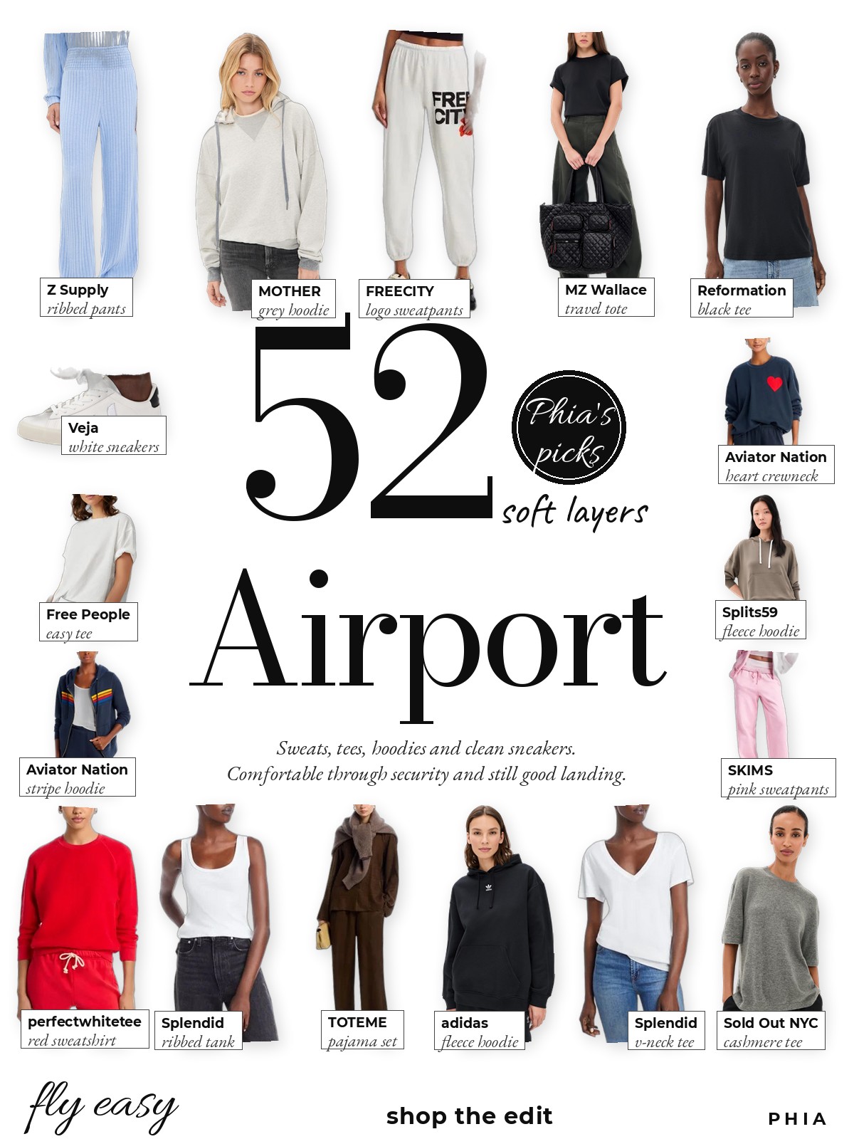 Airport Look collage
