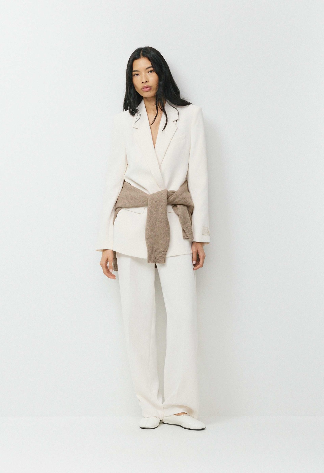The Effortless Pant Crepette, Light Birch