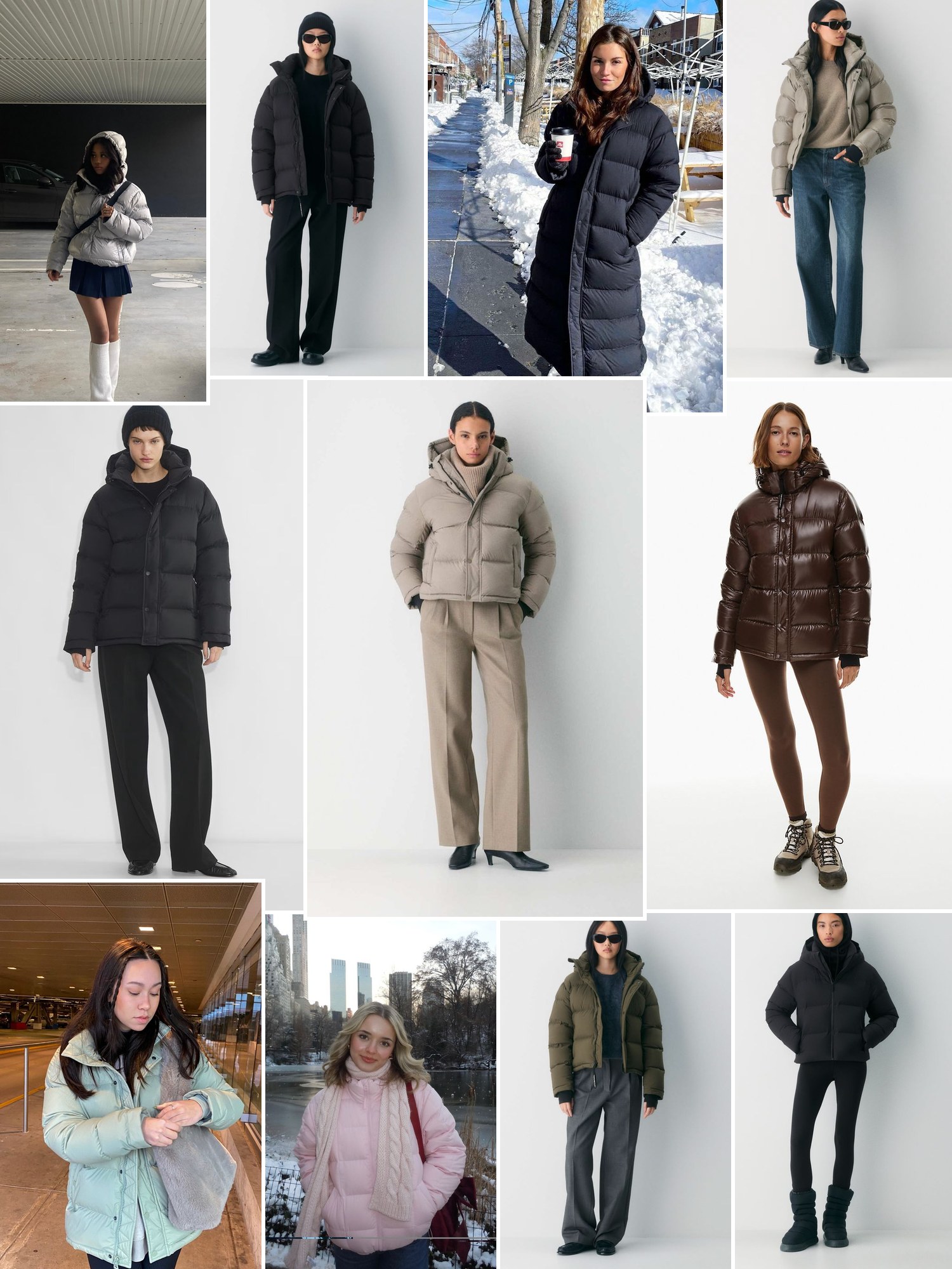 Collage of everyday outfits built around Aritzia Black Friday