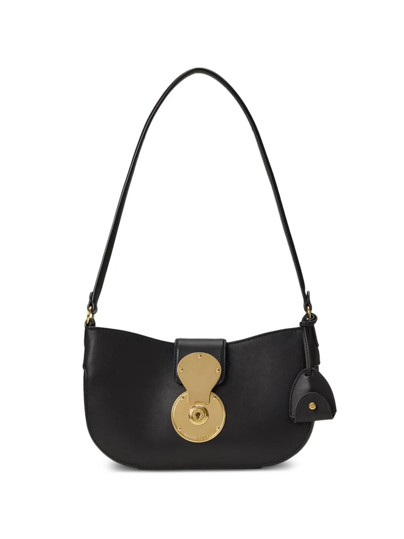 Leather shoulder bag