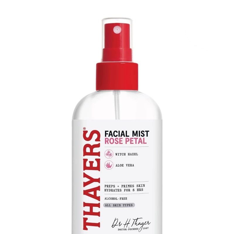 Witch Hazel Alcohol Free Toner Facial Mist with Rose