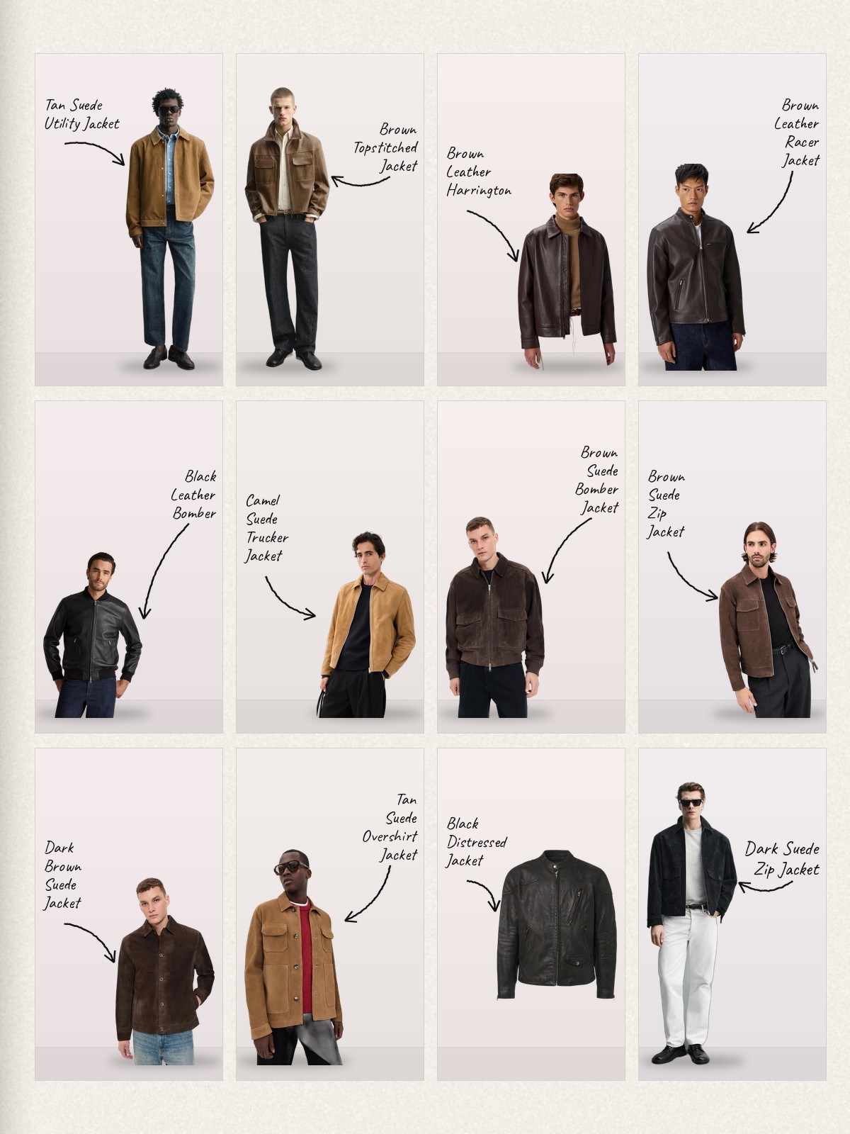 Warm Leather collage