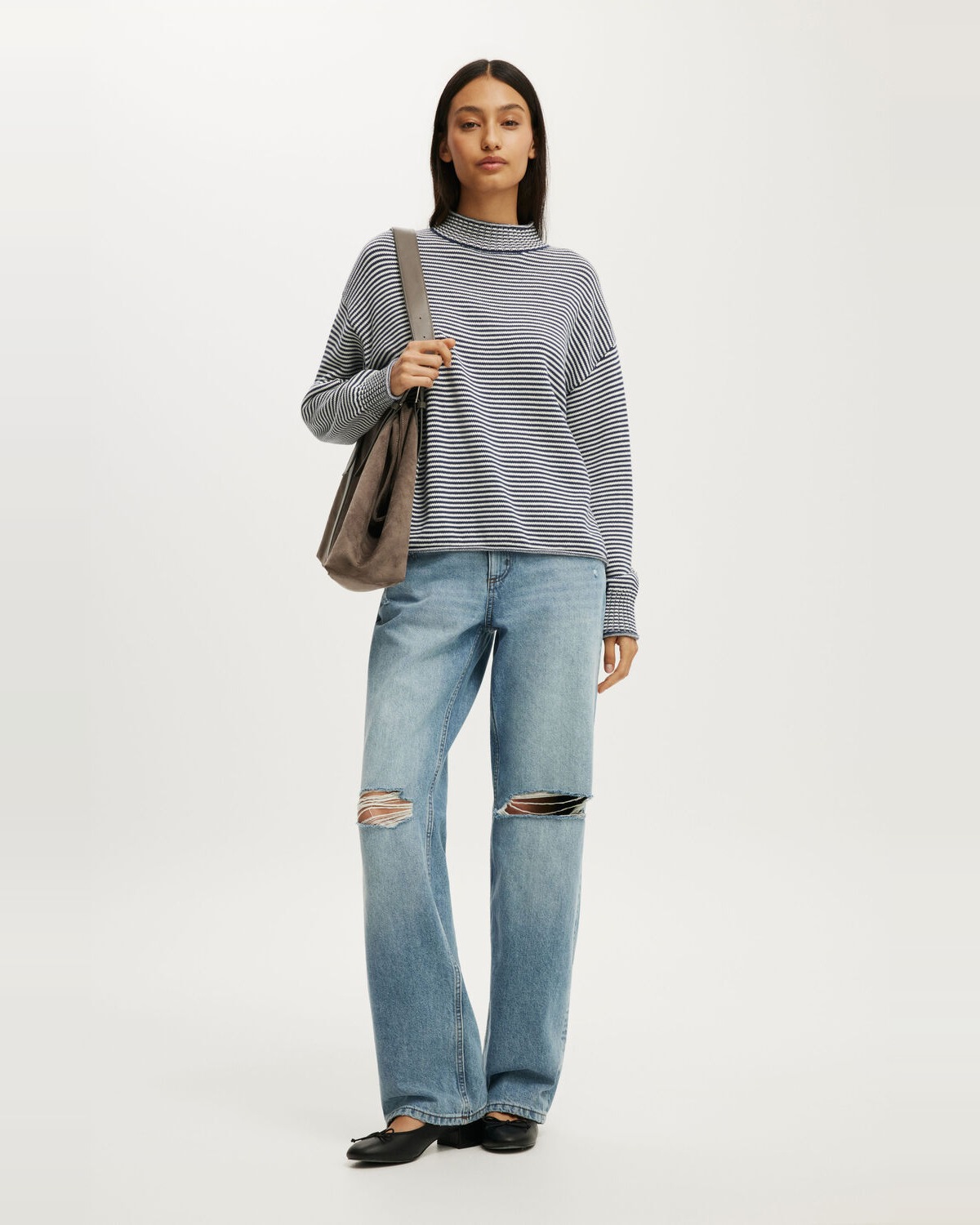 Mila Mock Neck Sweater