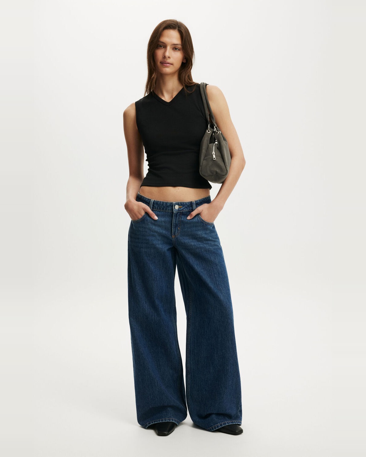 Low Rise Wide Jean