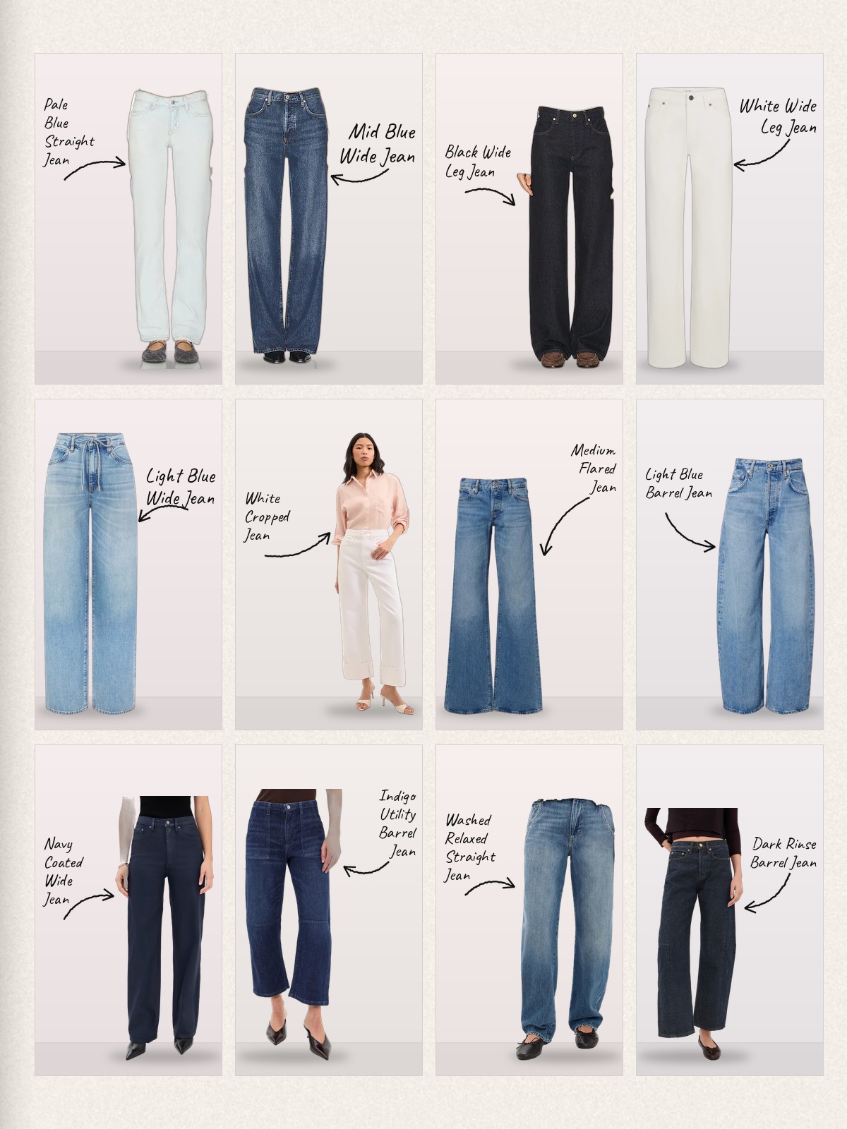 Premium Denim Edit collage