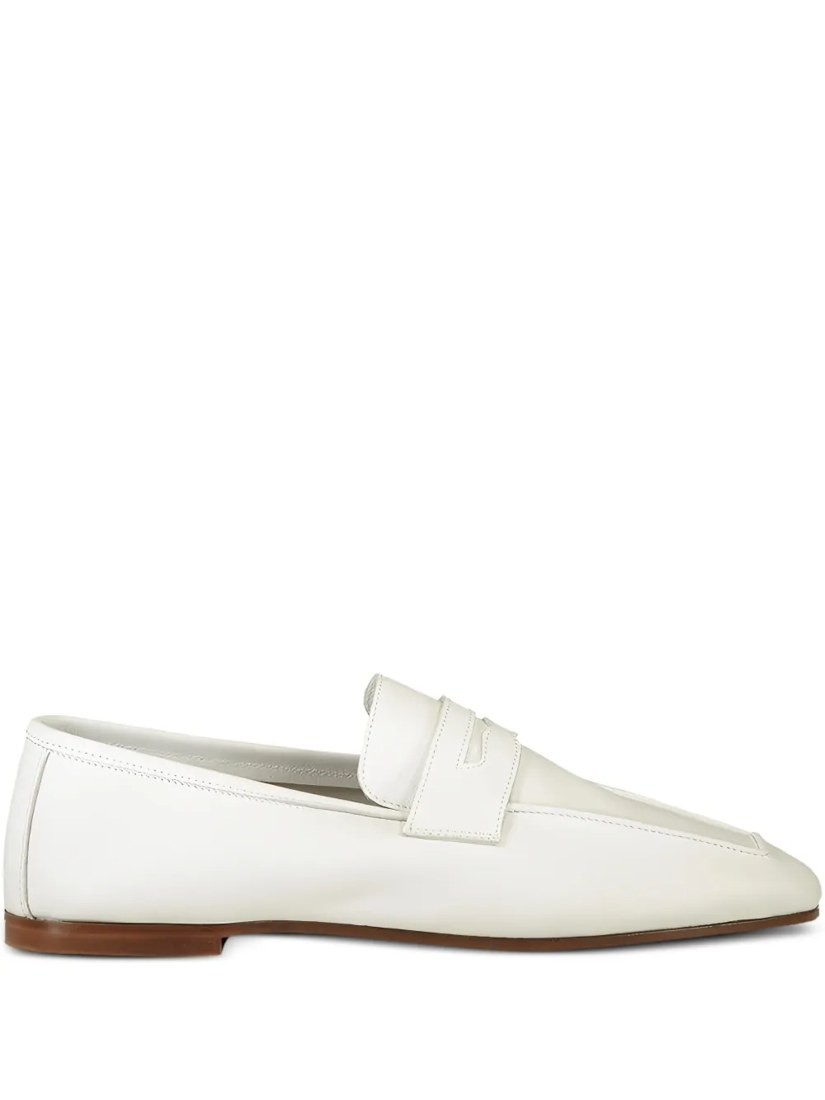 Leather loafers