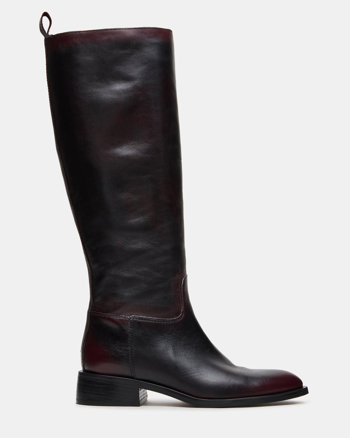 Remington Dark Cherry Leather Knee-High Boots