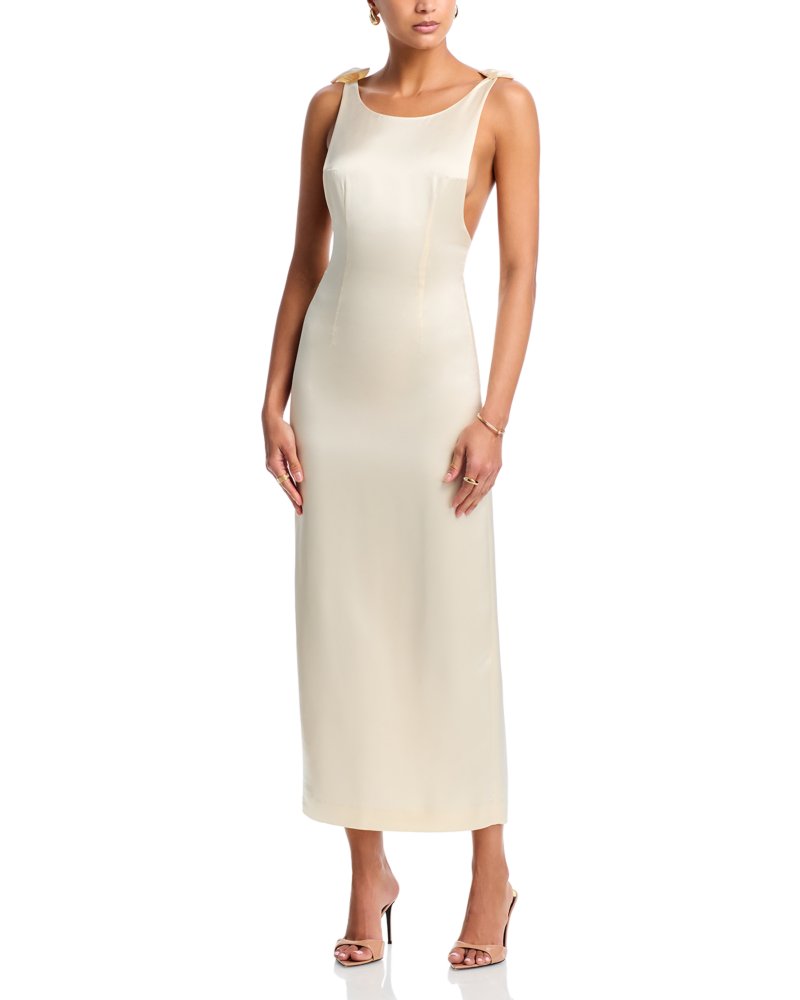 Lumen Bow Trim Dress