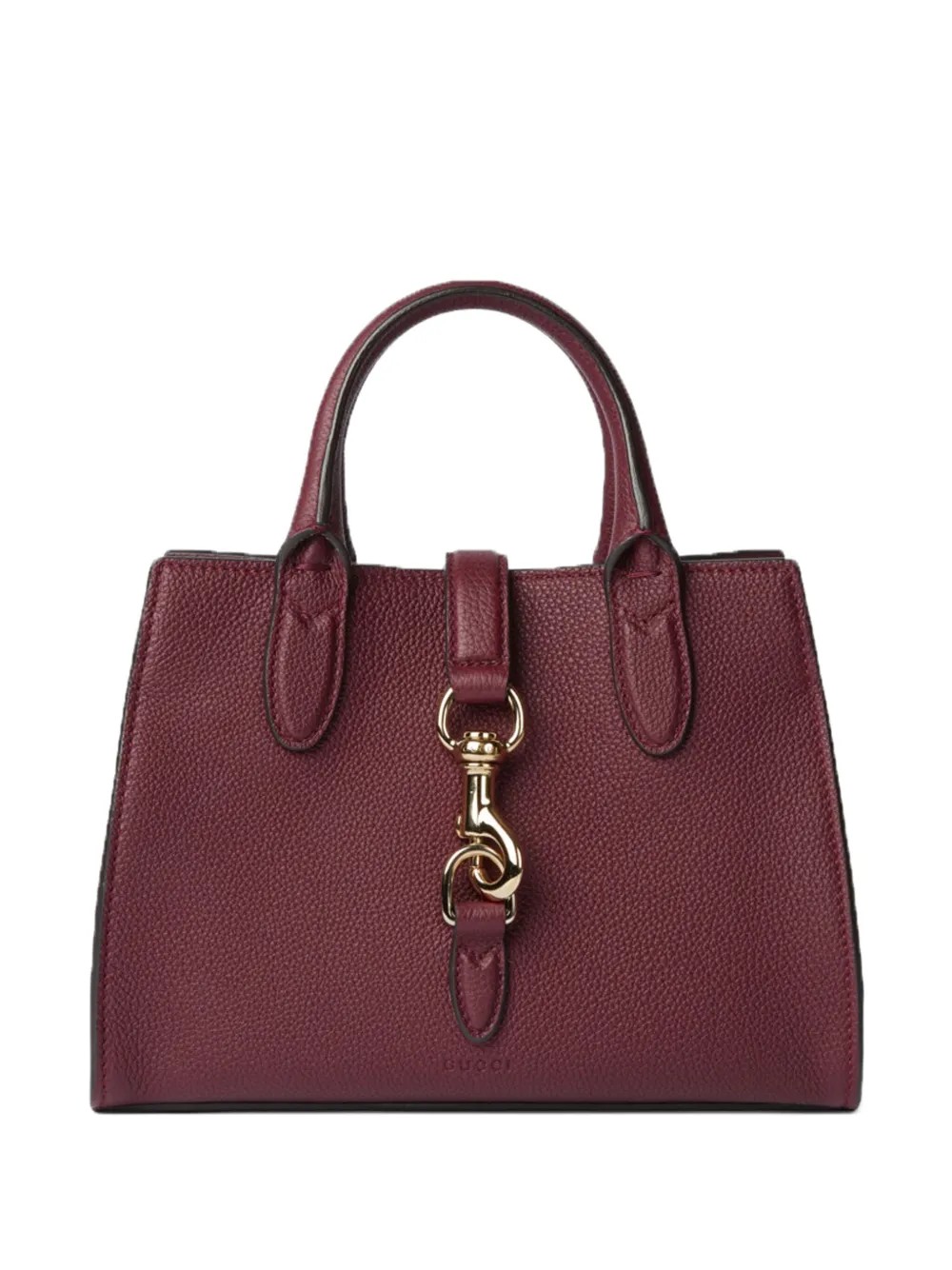 Small hook-closure tote bag