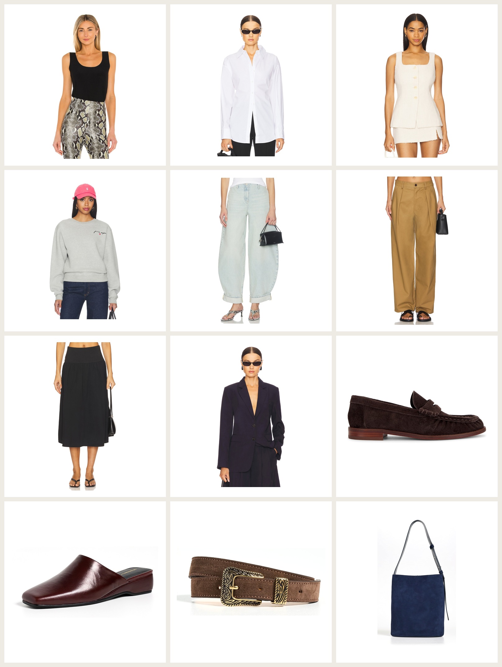The 12 Pieces Fall Outfits Are Built On collage