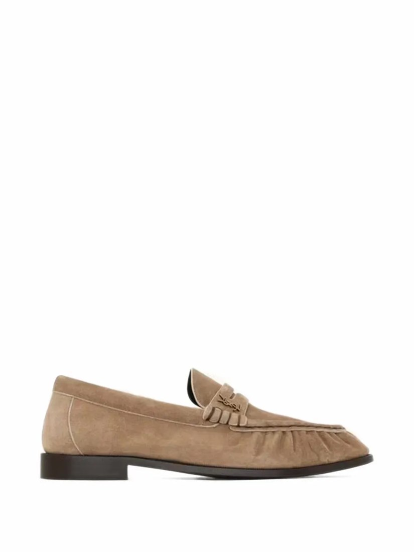 YSL logo-plaque loafers