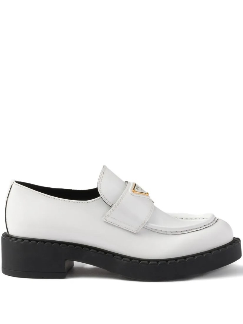 Patent-leather loafers