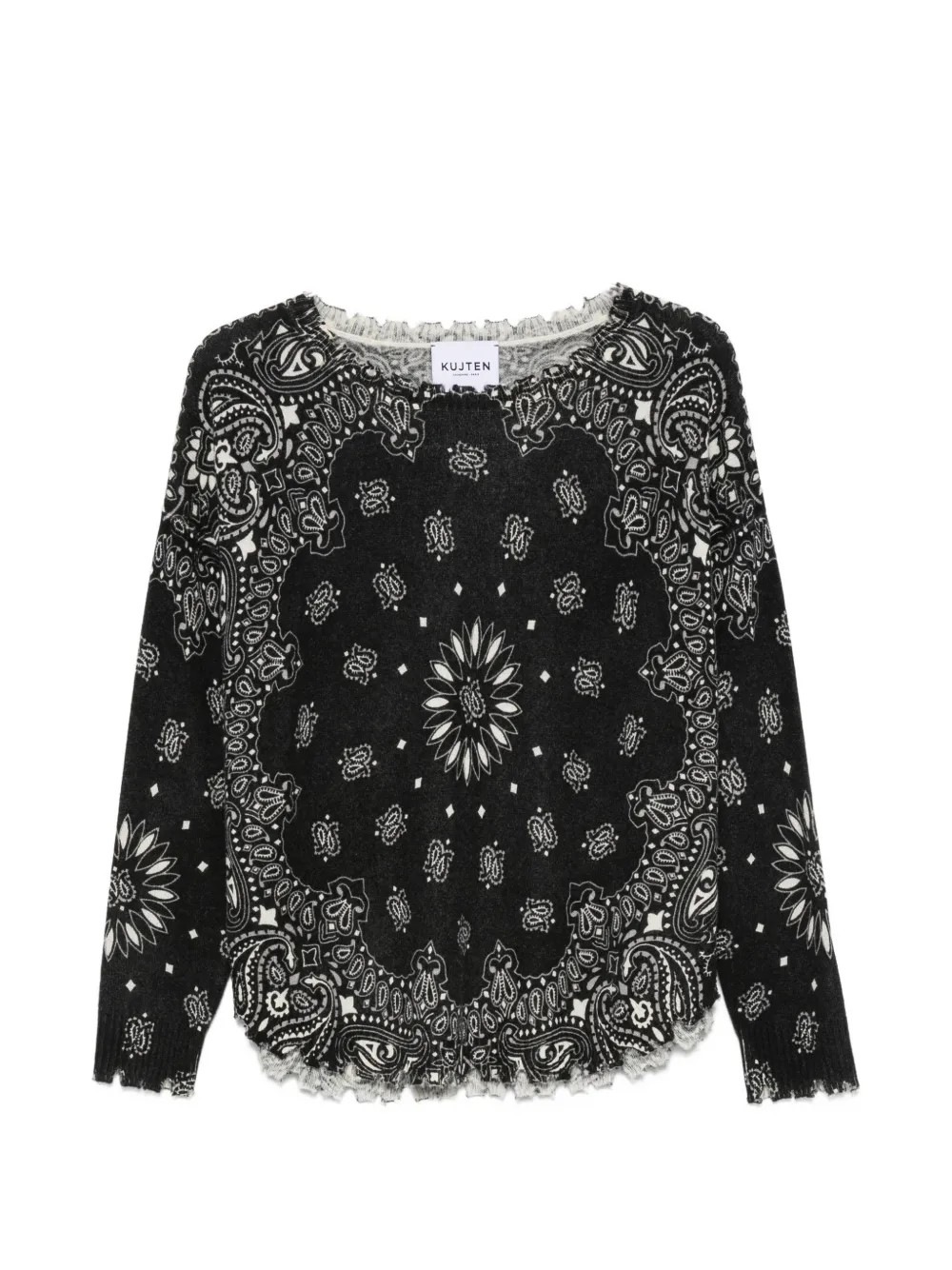 Bandana-Print Sweater