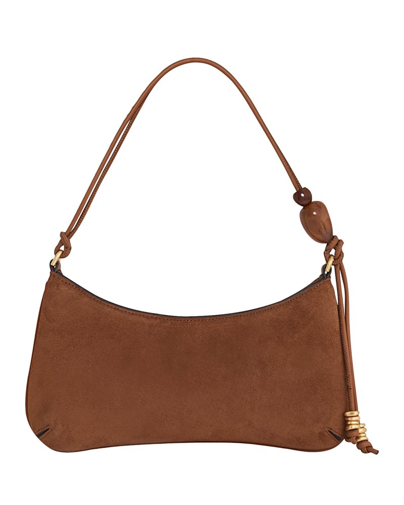 Reina Small Suede Shoulder Bag
