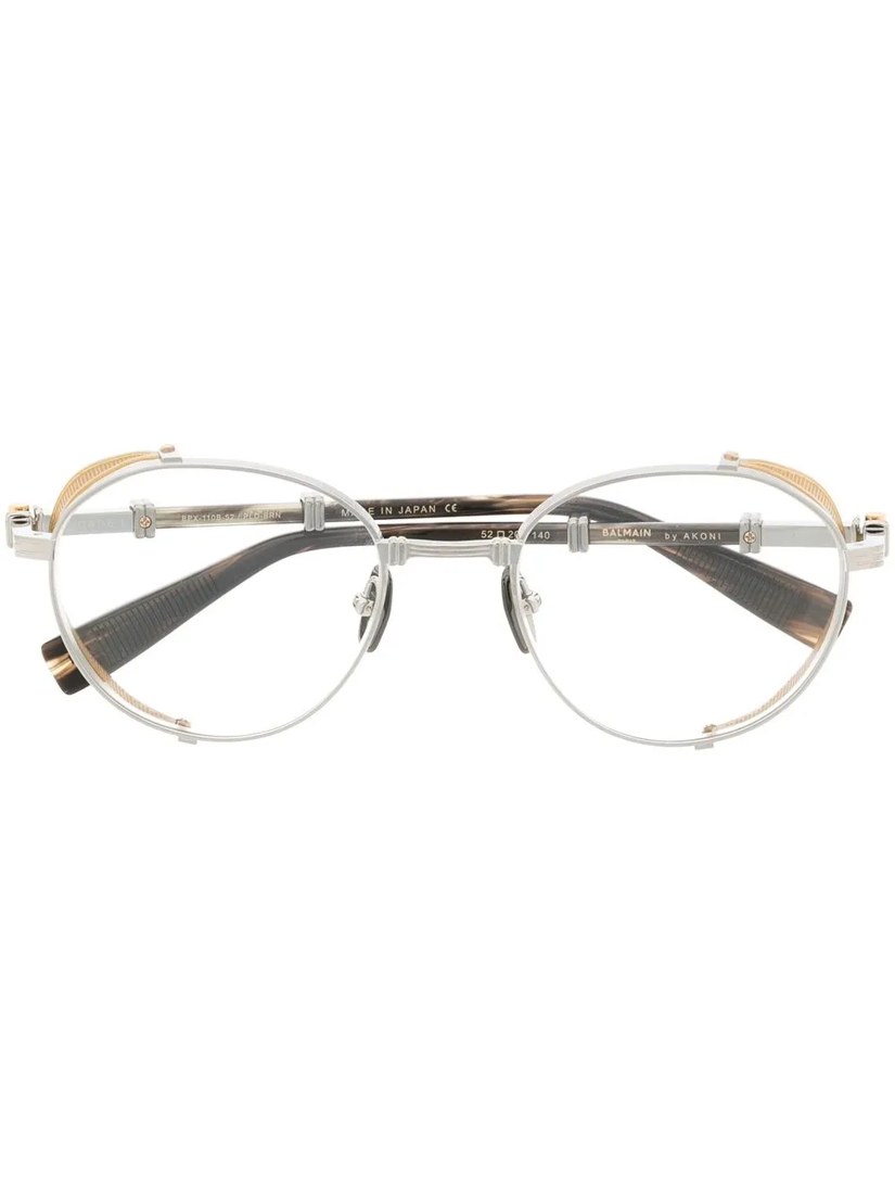 Brigade round-frame optical glasses