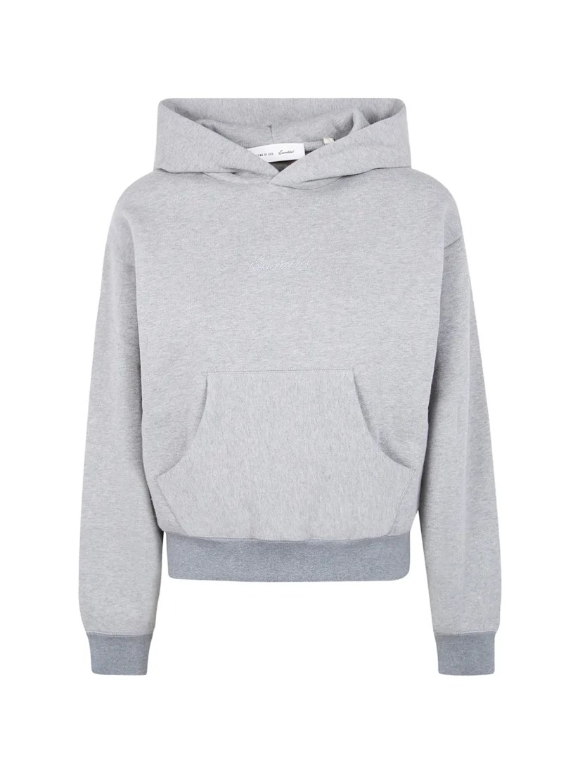 Logo-embroidered hoodie