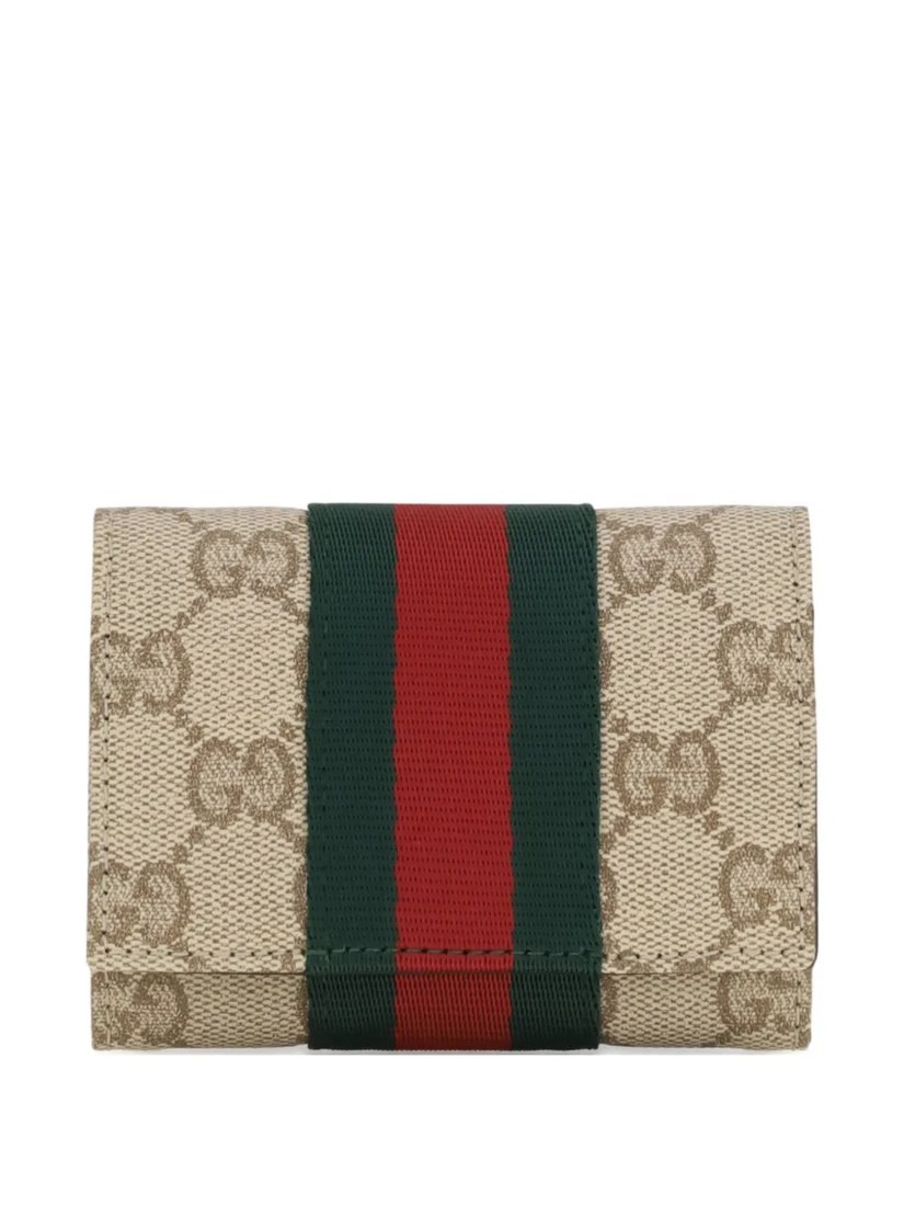 Web-detail bi-fold card holder