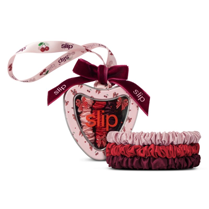 Pure Silk Skinny Scrunchies Ornament Gift Set
