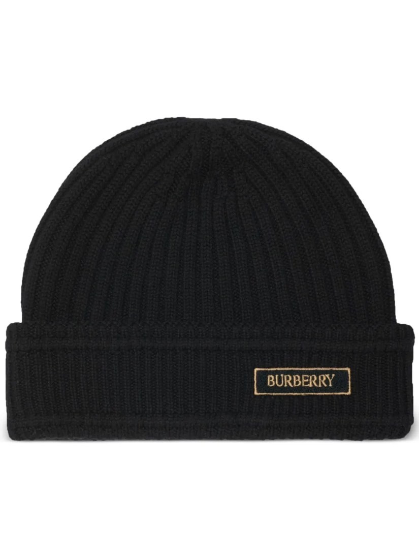 Logo wool beanie