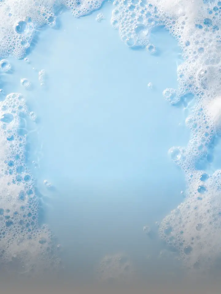 Video: CeraVe acne cleanser and companion products pop up on a bubbly blue background, from the Phia edit
