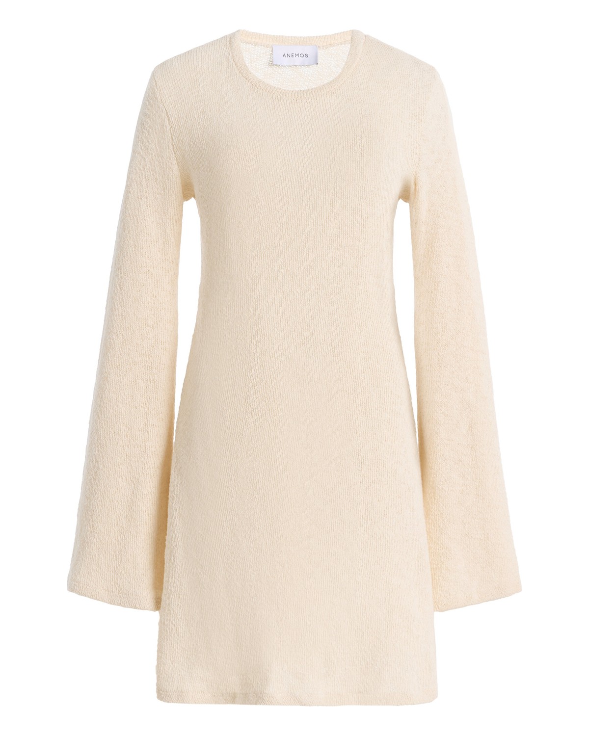 The Bell Sleeve Crocheted Cotton Mini Dress