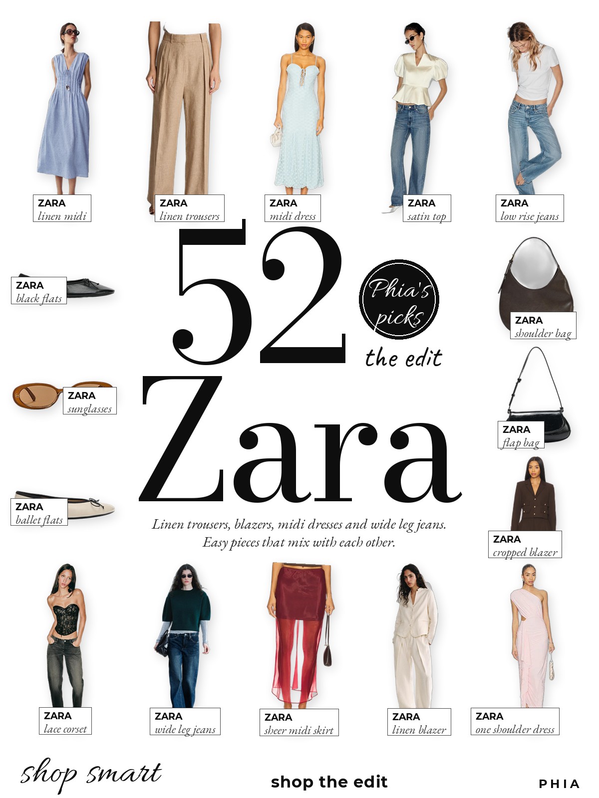 Zara Edit collage