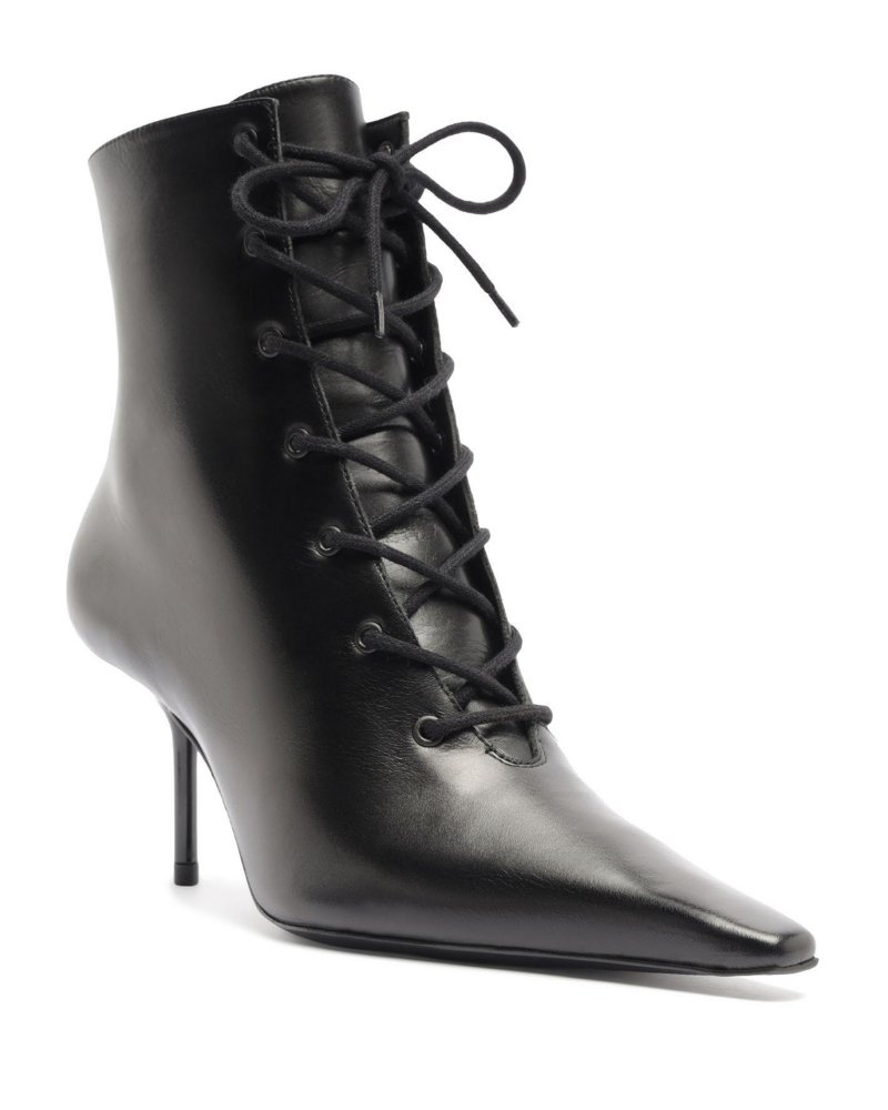 Women's Roxanne Leather Lace Up Dress Boots