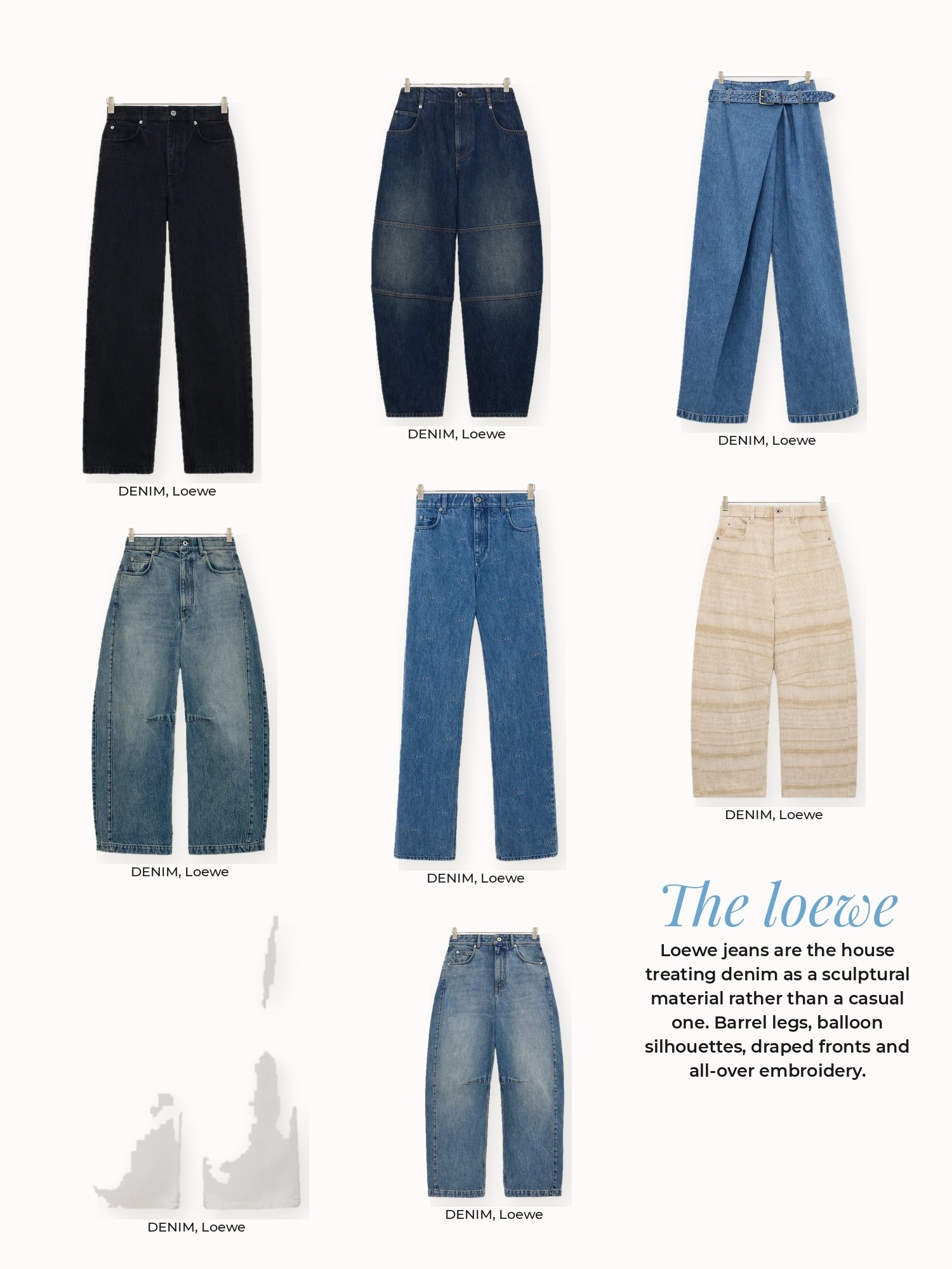 Loewe collage: Loewe